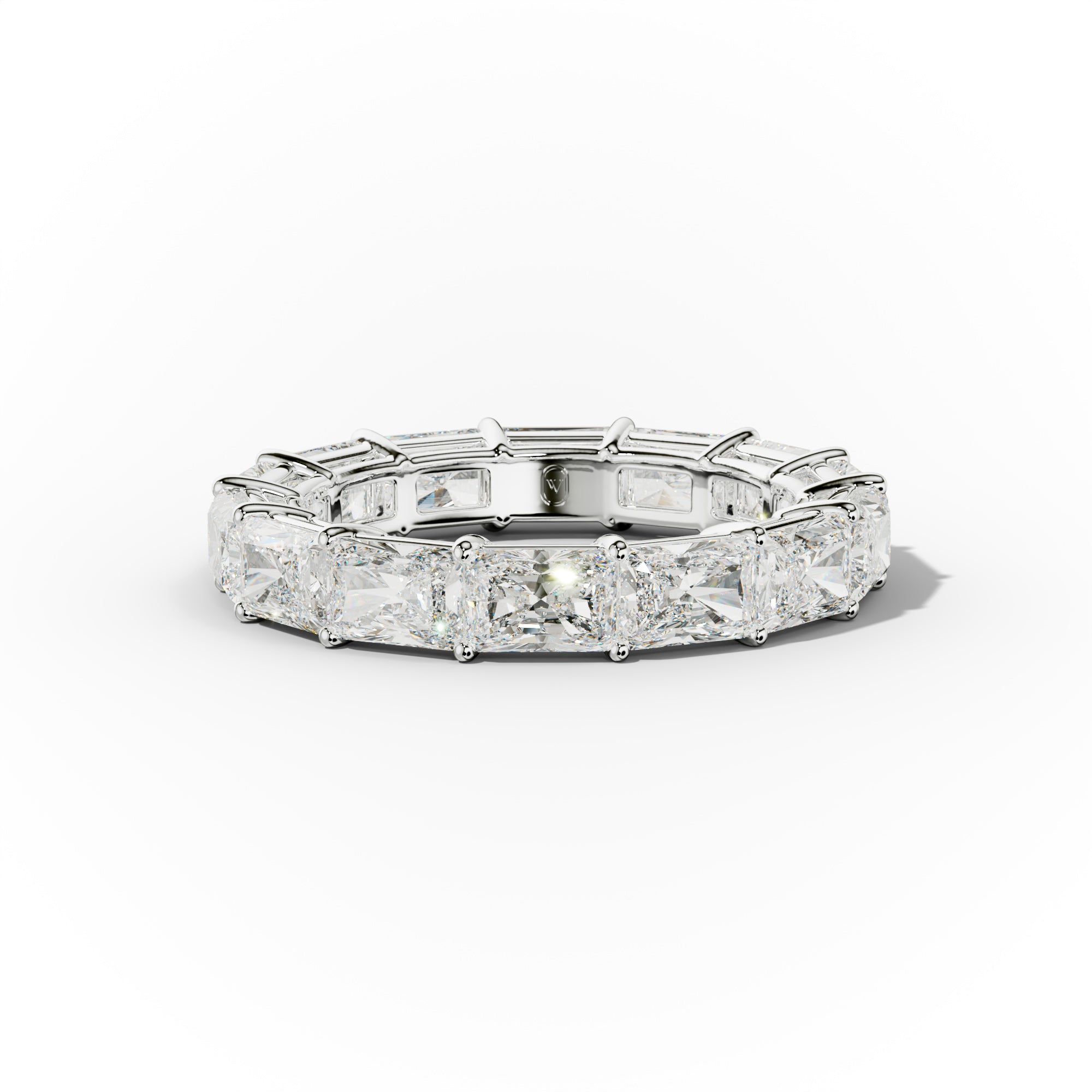 5.0 Carat East West Radiant Cut Diamond Eternity Band